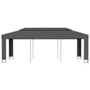 pavillon med dobbelttag 3x6 m antracitgrå