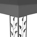 pavillon 3x6 m antracitgrå