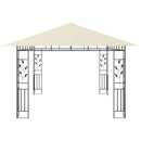 pavillon med myggenet 4x3x2,73 m 180 g/m² cremefarvet