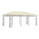 pavillon med myggenet 6x3x2,73 cm cremefarvet