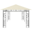 pavillon med myggenet 6x3x2,73 cm cremefarvet