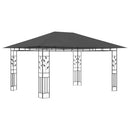 pavillon med myggenet 4x3x2,73 m 180 g/m² antracitgrå
