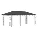 pavillon med myggenet 6x3x,2,73 m antracitgrå