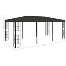 pavillon 3x6 m antracitgrå
