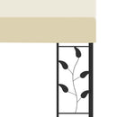 vægmonteret pavillon 3x3x2,5 m cremefarvet