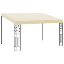 vægmonteret pavillon 4x3x2,5 m cremefarvet