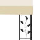 vægmonteret pavillon 4x3x2,5 m cremefarvet