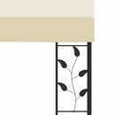 vægmonteret pavillon 6x3x2,5 m cremefarvet
