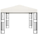 pavillon 3x3 m stof cremefarvet