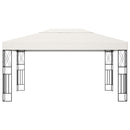 pavillon 3x4 m stof cremefarvet
