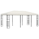pavillon 3x6 m stof cremefarvet