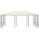 pavillon 3x6 m stof cremefarvet