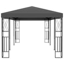 pavillon 3x6 m stof antracitgrå