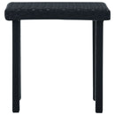 havebord 40 x 40 x 40 cm polyrattan sort