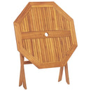 foldbart havebord 90 x 75 cm massivt akacietræ