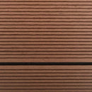 udendørs brusekar 110 x 62 cm WPC rustfrit stål brun