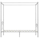 sengestel til himmelseng 120 x 200 cm metal hvid