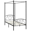 sengestel til himmelseng 90 x 200 cm metal sort