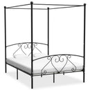 sengestel til himmelseng 140 x 200 cm metal sort