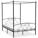 sengestel til himmelseng 140 x 200 cm metal sort