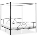 sengestel til himmelseng 180 x 200 cm metal sort