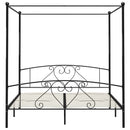 sengestel til himmelseng 180 x 200 cm metal sort