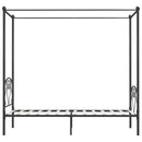 sengestel til himmelseng 120 x 200 cm metal grå