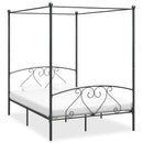 sengestel til himmelseng 160 x 200 cm metal grå
