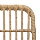 havestole 2 stk. polyrattan egetræsfarve