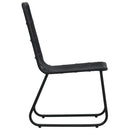 havestole 2 stk. polyrattan sort