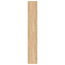 bogreol/rumdeler 155x24x160 cm konstrueret træ sonoma-eg