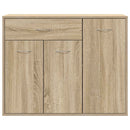 skænk 88x30x70 cm konstrueret træ sonoma-eg