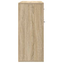 skænk 88x30x70 cm konstrueret træ sonoma-eg