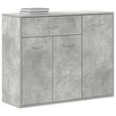 skænk 88x30x70 cm konstrueret træ betongrå