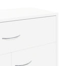 skænk 60x30x75 cm konstrueret træ hvid