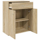 skænk 60x30x75 cm konstrueret træ sonoma-eg