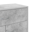 skænk 60x30x75 cm konstrueret træ betongrå