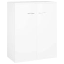 skænk 60x30x75 cm konstrueret træ hvid