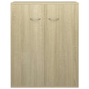 skænk 60x30x75 cm konstrueret træ sonoma-eg