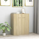 skænk 60x30x75 cm konstrueret træ sonoma-eg