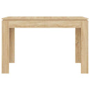 spisebord 120x60x76 cm konstrueret træ sonoma-eg