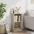 bogreol 40 x 24 x 75 cm spånplade sonoma-eg