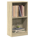 bogreol 40 x 24 x 75 cm spånplade sonoma-eg