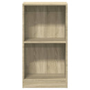 bogreol 40 x 24 x 75 cm spånplade sonoma-eg