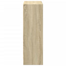 bogreol 40 x 24 x 75 cm spånplade sonoma-eg