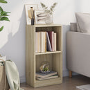 bogreol 40 x 24 x 75 cm spånplade sonoma-eg