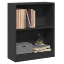 bogreol 60x24x76 cm konstrueret træ sort