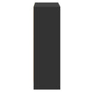 bogreol 60x24x76 cm konstrueret træ sort