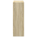 bogreol 60x24x76 cm konstrueret træ sonoma-egetræsfarvet