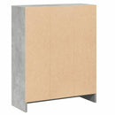 bogreol 60x24x76 cm konstrueret træ hvid
